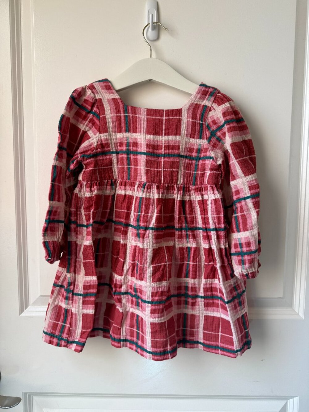 Vivie & Ash Plaid Cotton Dress (5T)